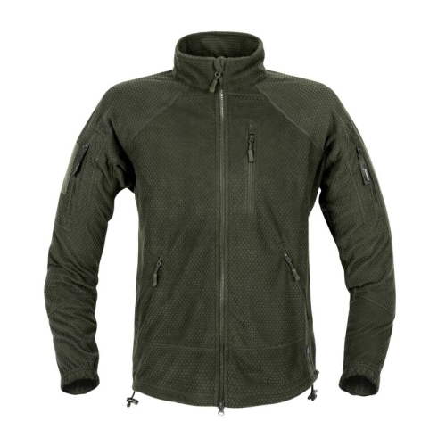 Mikina funkční fleece ALPHA TACTICAL ZELENÁ